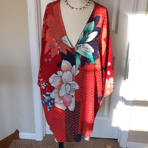 NWT Charlie B Reversible Kimono Wrap size Small - Picture 9 of 14